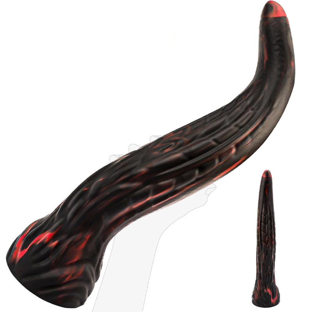 Fantasy Design Dildo with Anal Plug - Special Shape Penis Toy for Men & Women, G-Spot & Prostate Massager, BDSM Adult Sex Toy