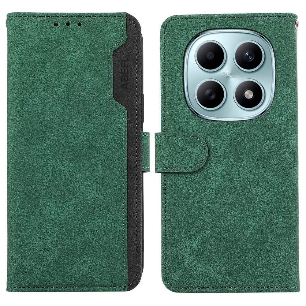 ABEEL For Xiaomi Poco M8 5G/Redmi Note 15 5G (Global) Case Color Splicing Leather Flip Phone Cover RFID Blocking