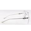 RSINC Ochelari de vedere fără ramă pentru bărbați CADRU ARGINTIU Rame pentru Școală de Modă & Sport DD-SK 63-18-138 CH DD-SK