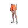 adidas X Stella McCartney Color Block Striped Sports Casual Shorts Women Shorts Orange HB6080