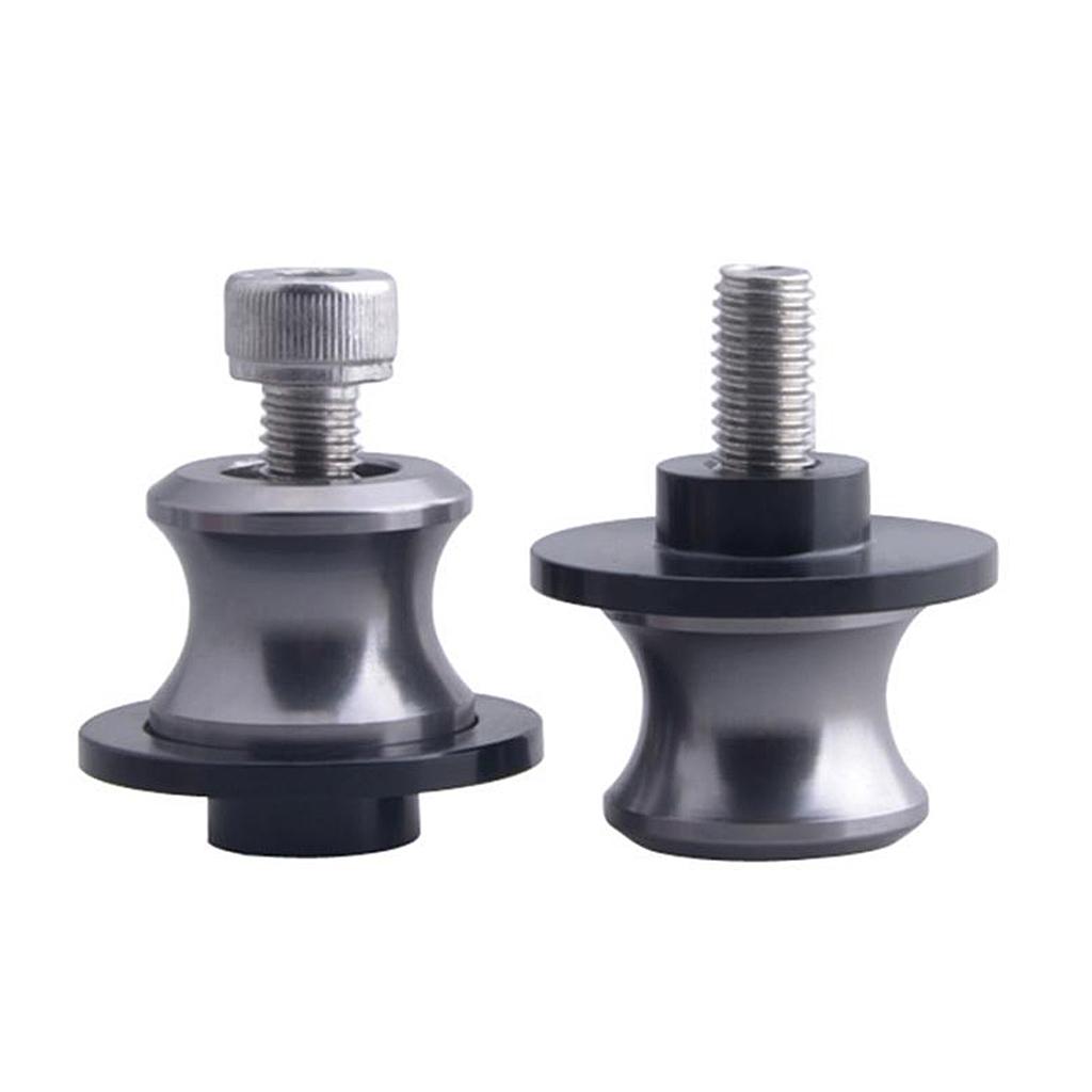 2pcs Aluminum 8mm M8 X 1.5 Motorcycle Swing Arm Sliders Spools CNC Swingarm Stand Screw for SUZUKI GSXR 400 600 750 1000