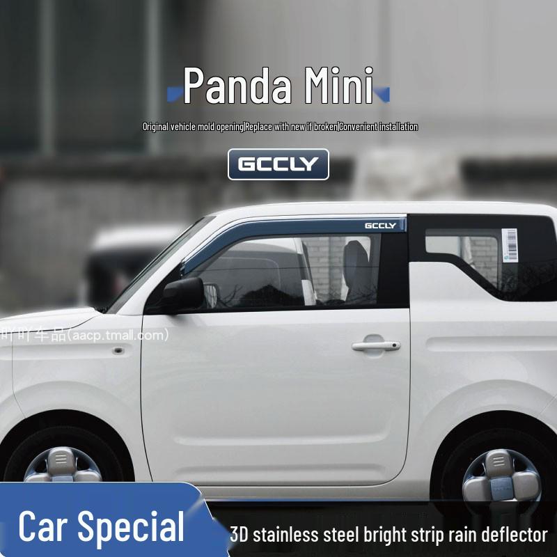 Geely Car Window Rain Shields - Fits Mini, Haoyue, Boyue, Xingyue, and Panda Models.
