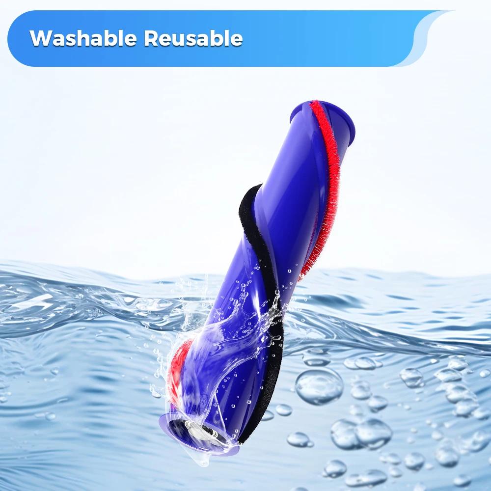 Direct Drive Brush Replacement for Dyson V6 V8 V10 V11 Cordless Stick Vacuum Cleaner Roller Brush Parts Floor Brush Head Tools