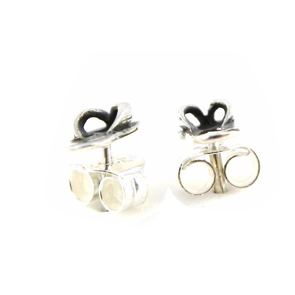 Les Trésors De Lily [C6949] - Strieborné náušnice 'Žabky' strieborné - 8x3 mm