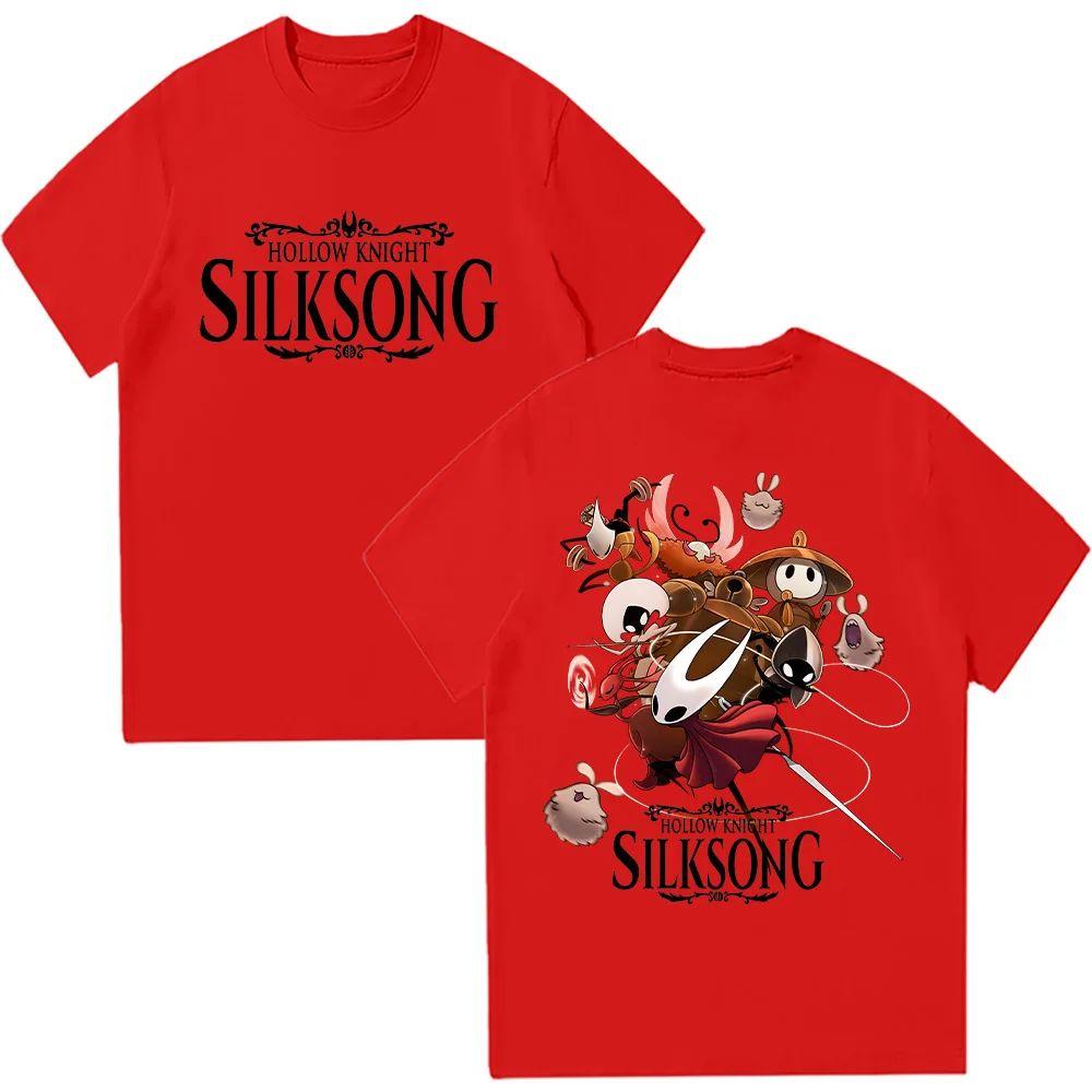 

Hollow Knight Silksong Graphic Print Retro Tshirt Fashion Cartoon Hot Game Tshirt Casual Comfortable Loose Top Unisex 3XL
