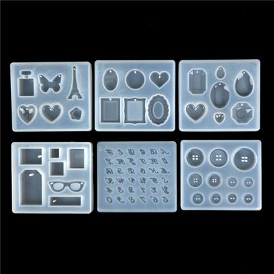 Clear Silicone Resin Pendant Mold Making Jewelry DIY Casting Mould Tool Craft