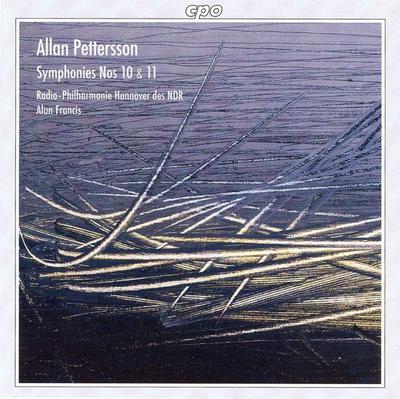 CD ALLAN PETTERSSON - RADIO-PHILHARMON - Symphonies Nos 10 & 11 9992852 Cpo 1997 Germany Classical Used