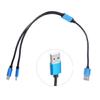 USB To 2x Type C Splitter Cable USB A To Type C Connection Cord For Efficient Charging And Data Transfer 480Mbps