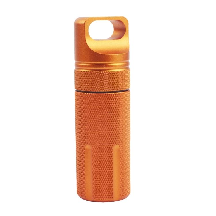 Aluminum Alloy Pills Box Waterproofs Medicine Box Case Keychains Holder Container Bottles Small Travel Medicine Bottle