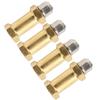 4Pcs RC Brass Connector Accessory for 1Celsius10 Remote Control Car Easy Installation Golden