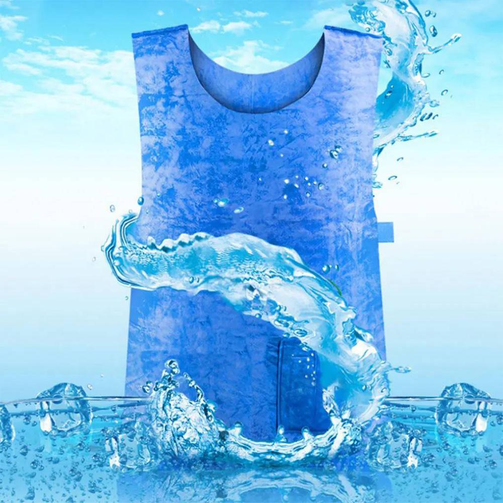 Summer Cooling Vest Comfortable Ice Cooling Vest Lightweight Cool Vest Reusable for Men Women for Cycling Running Outdoor Sports