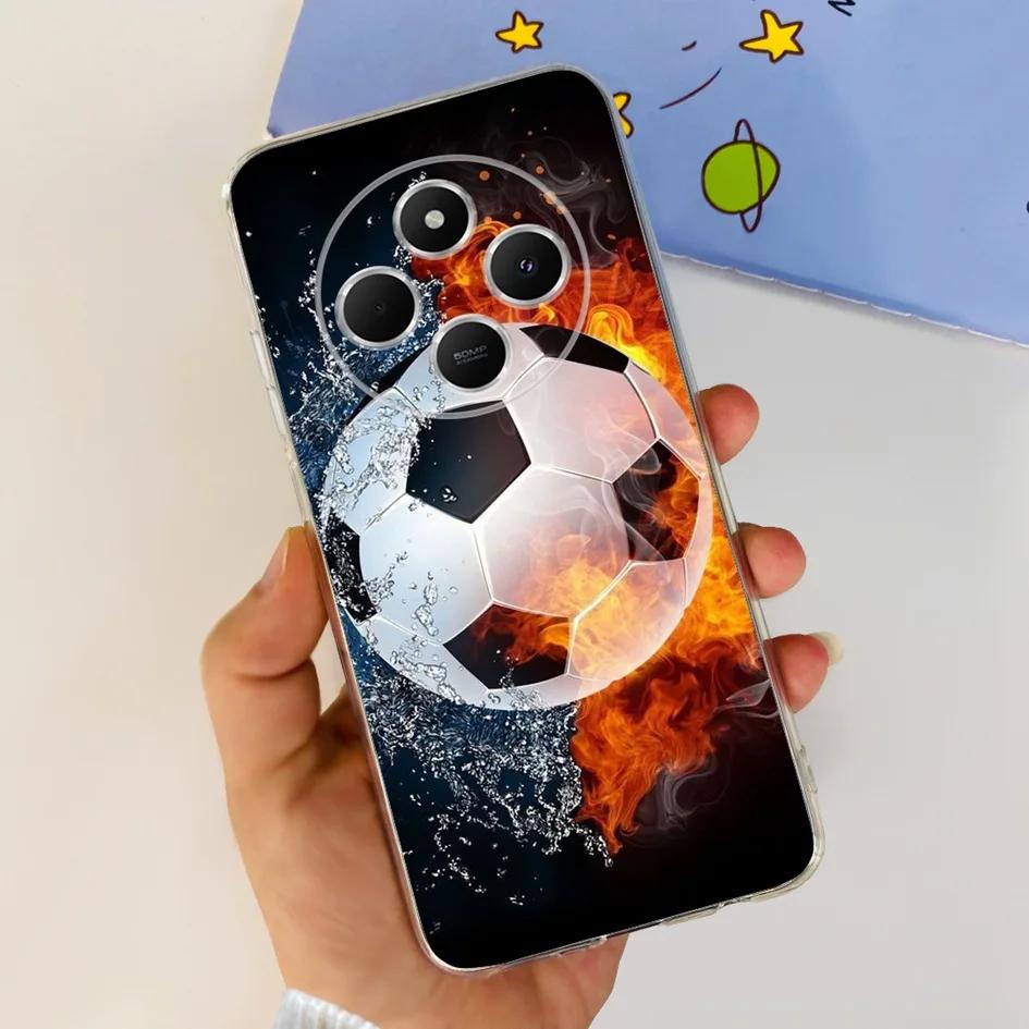 For Xiaomi Poco C75 Case 2024 New Stylish Flower Soft Transparent Silicone Phone Cover For Xiaomi Poco C75 4G C 75 PocoC75 Coque