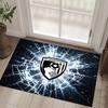 Bournemouth Football Design Crystal Velvet Carpet Cozy Non?Slip Printed Rug For Bedroom Living Room Entrance