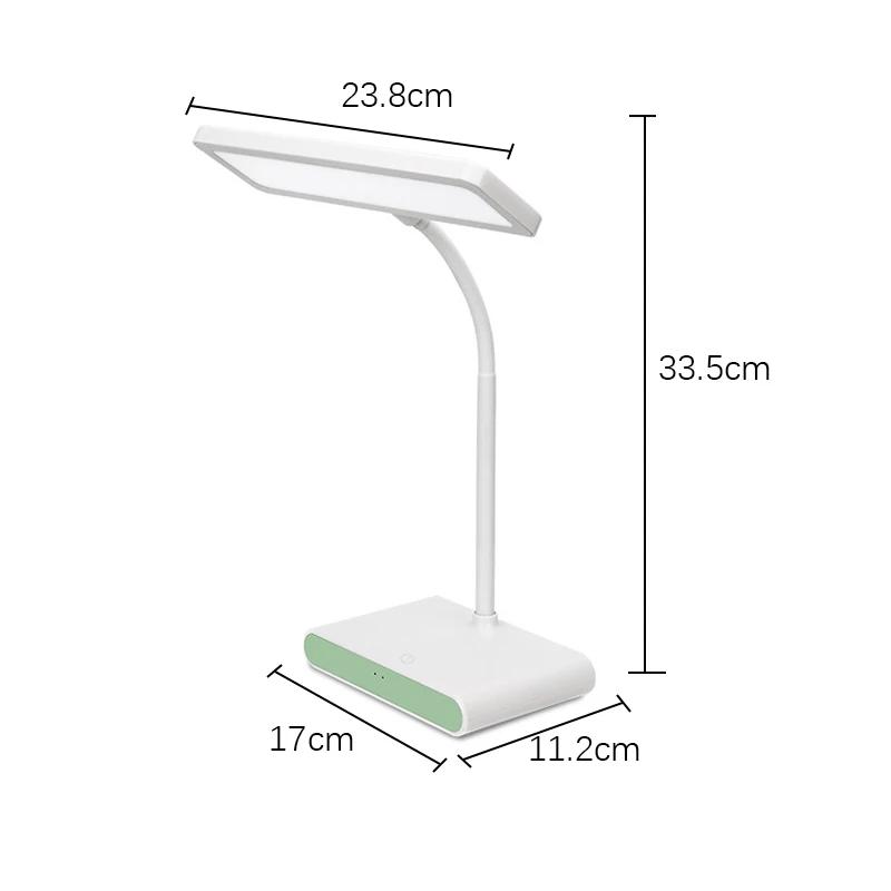 LED Hadicová Stolní Lampa s Dotykovým Čtením Ložnicová Noční Lampa Lampa na Učící Stůl LED Čtecí Vnitřní Stolní Dobíjecí Stolní Lampy