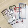Plating Frameless Transparent Phone Case For Xiaomi Redmi K80 Pro Champion Shockproof Bumper Colorful Hard Shell Protective Back Cover