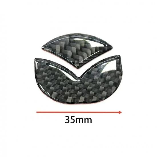 Epoxy Sticker Car Steering Wheel Emblem Modified Decal for Mazda Axela CX3 CX4 CX5 RX7 Atenza MX3 MX5 CX9 CX7 RX8 SKYACTIV