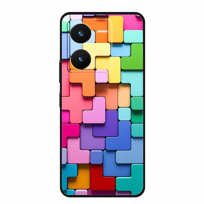 For Vivo IQOO Z8 Case Luxury Soft TPU Silicone Phone Cases for Vivo IQOO Z8X 5G V2314A V2312A Cover Protective Cartoon New Funda