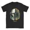This Is The Way Helmet Mandalorians T-Shirts Men Casual Pure Cotton Tee Shirt