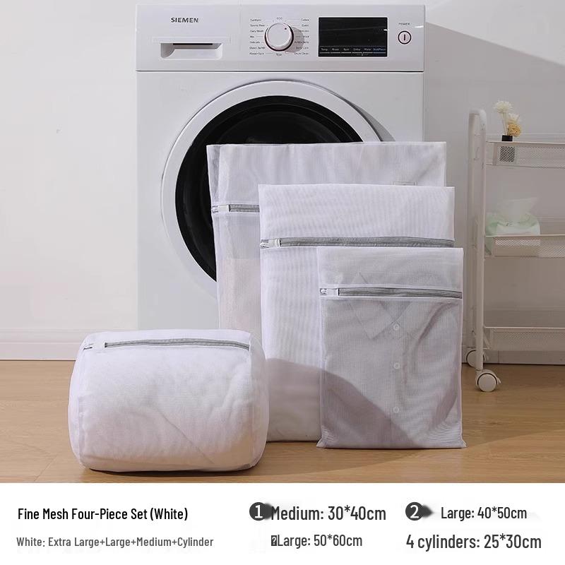 Eco-Friendly Fine Mesh Laundry Bag for Lingerie – Fluorescent-Free, Thickened Protective Bag for Machine Wash