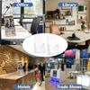 Acrylic A6 Brochure Holder Clear Wall Mount Literature Flyer Display Stand  Women
