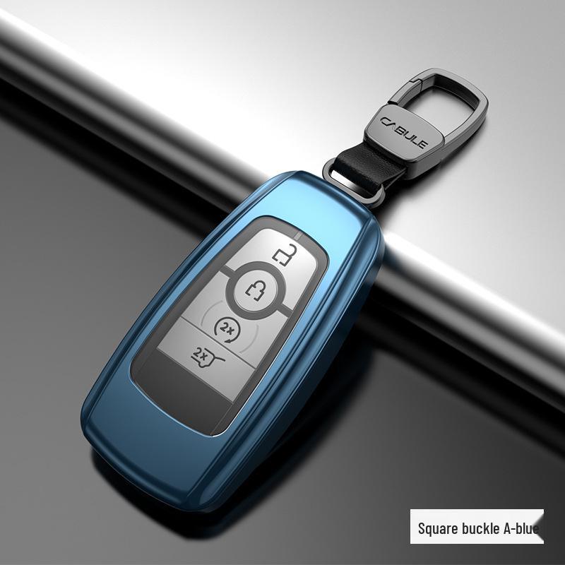 

Lincoln MKC MKZ Navigator Aluminum Alloy Car Key Shell & Buckle Cover