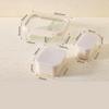 Glass lunch box for office workers microwave oven heating sealed lunch box special bowl with lid divider fresh-keeping box