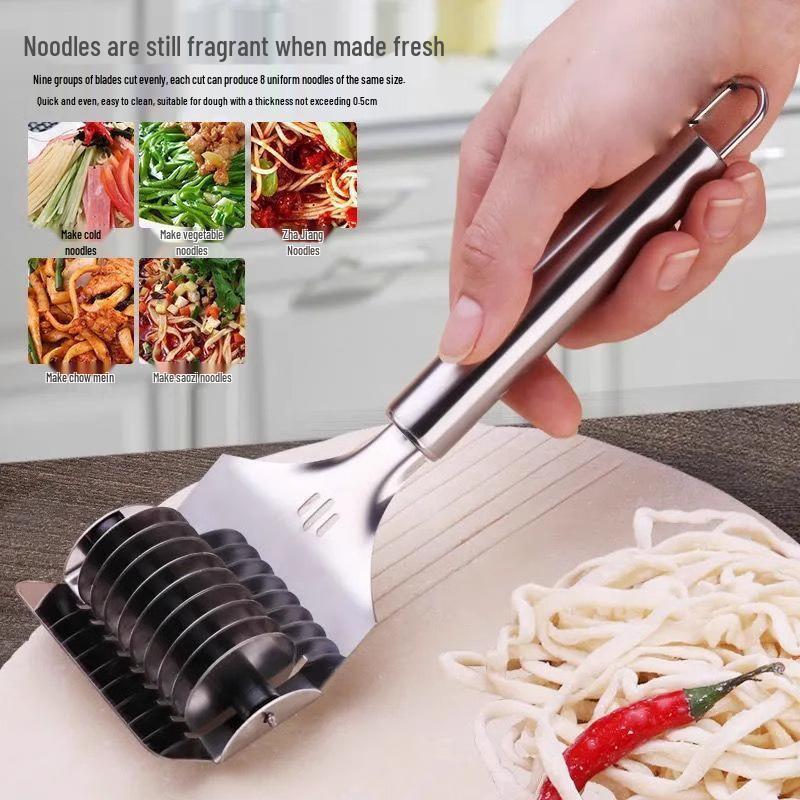 Stainless Steel Manual Dough & Noodle Cutter Scraper