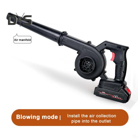 Akku-Laubbläser, Kupfermotor, tragbarer elektrischer Laubbläser, Hochleistungs-Laubbläser für den Außenbereich, Reinigung von Garten, Hof und Terrasse, Rasenpflege, Hand-Blätterblasen