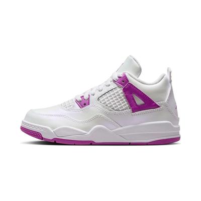 Air 4 Retro PS Hyper Violet Kids Sneakers White FQ1312-151