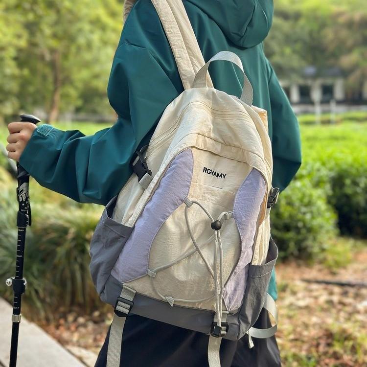 2025 Autumn Sports Backpack: Large Capacity Drawstring Bag for Hiking, Climbing, Mountaineering, and Casual Outdoor Use