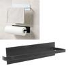 Carbon Steel Paper Towel Holder Wall Mounted Towel Bar Rack Paper Towel Roll Rack  Space Saving