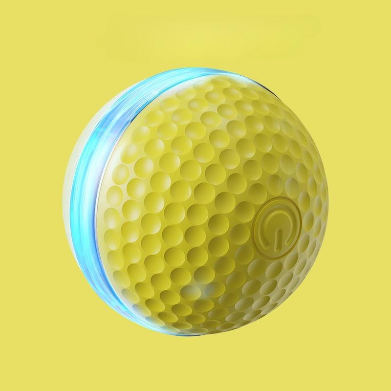 

Smart Interactive Cat Toys Ball Indoor 2 Mode Rechargeable Pet Automatic Moving Ball Cat Kitten Interactive Teaser Toy жёлтый