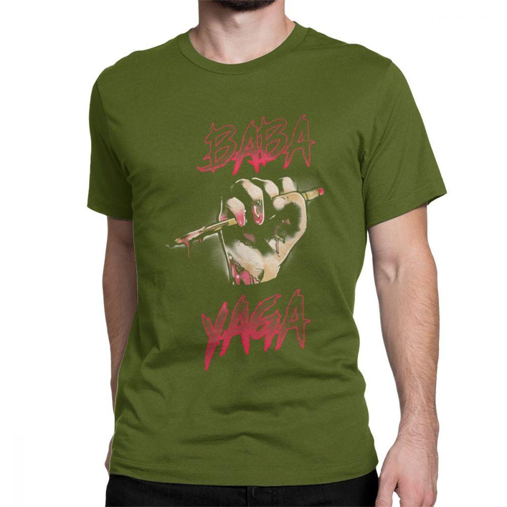 

Baba Yaga Tshirt Mens T Shirts Newest John Wick Parabellum Keanu Reeves Movie Tee Shirt Funny TShirts Cotton Swag Tees Tops 4XL