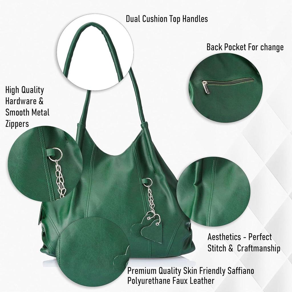 Women's Style Diva Faux Leather Handbag (Large)