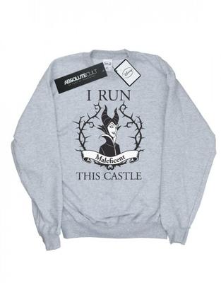 Womens/Ladies Maleficent I Run This Castle Sweatshirt