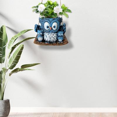 Owl Hanging Flowerpot Succulent Decorative Gift