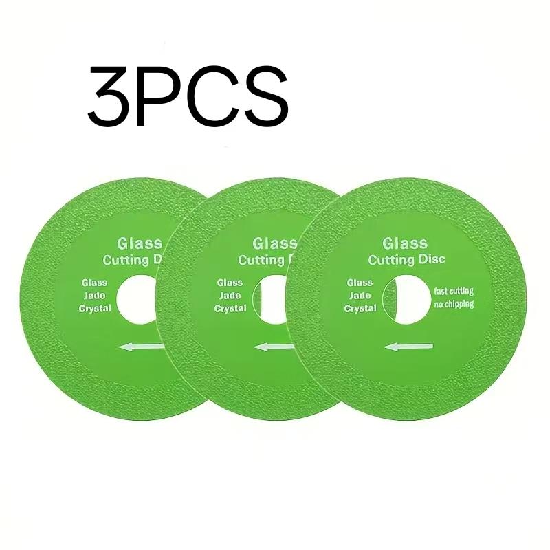 1/2/3pcs Multi-Functional Cutting and Grinding Disc Set, Ultra-Thin Saw Blade Kit for Glass, Rock Plate, Ceramic Tile, Wood