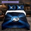 Atalanta FC Themed Bedding 3Pcs Duvet Cover Set Decorative Bed Linen For Teen Room Home Decoration
