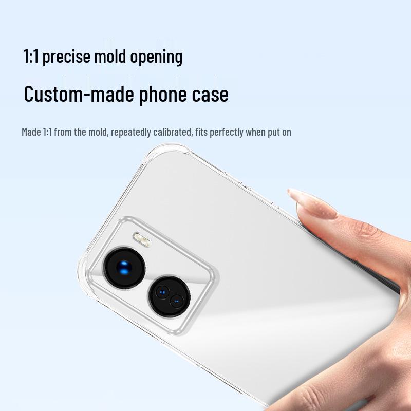 iQOO Z6/Z6X Transparent TPU Drop-proof Airbag Phone Case - Full Coverage, High-end Feel