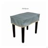 Piano Bench Cover WaterResistant Tailored Easy to Wipe Clean 7535cm Dark Gray