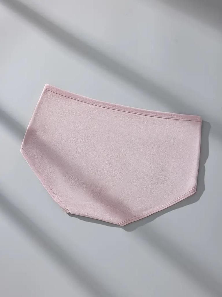 4PCS High Waist Women's Panties Breathable Cotton Panty Lovely Print Ladies Underwear Plus Size Female Lingerie Girls Briefs