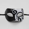Halloween Mask Plastic Dual Color Carved Headpiece For Costume Party And Theatrical Performance