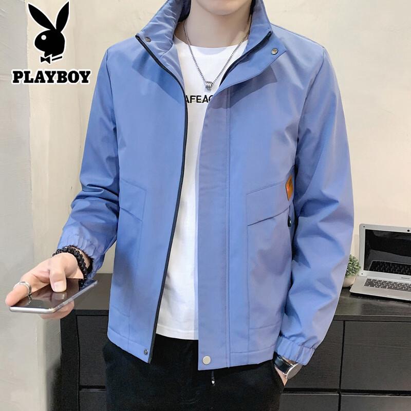 Playboy Men s Stand-up Collar Casual Jacket 5XL