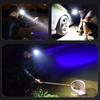 "Rechargeable Super Bright Headlamp for Outdoor Night Fishing - Ultra-Light, Long-Life, Induction-Controlled"