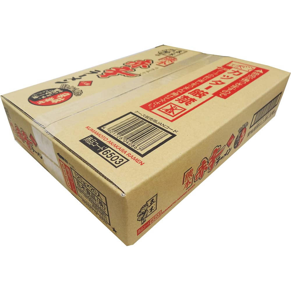 Itsuki Foods Kumamoto Spicy Red Ramen, 120g x 20 packs
