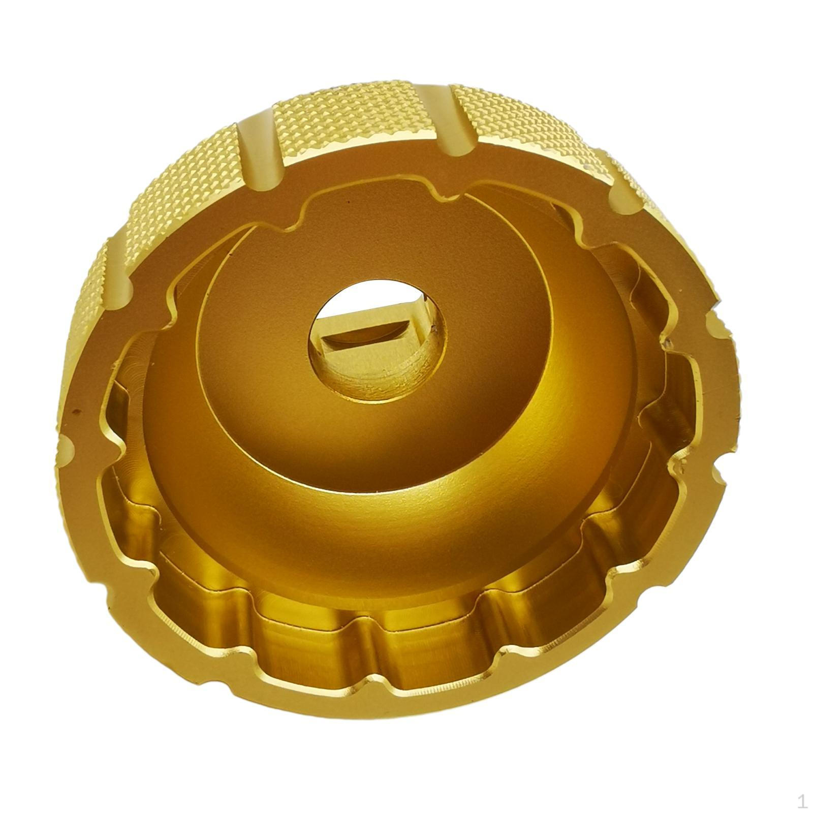 

12 Notch Crankset Tool 46mm Bottom Bracket Cup Removal Installation Disassembly золотистий