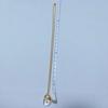 Used Good Condition Swarovski Cadena Padlock Key Necklace Gold Crystal SWAROVSKI