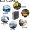 Three Layers Leg Cushion Pillow Height Adjustable Inflation-Airplane Footrest  Outdoor Chair
