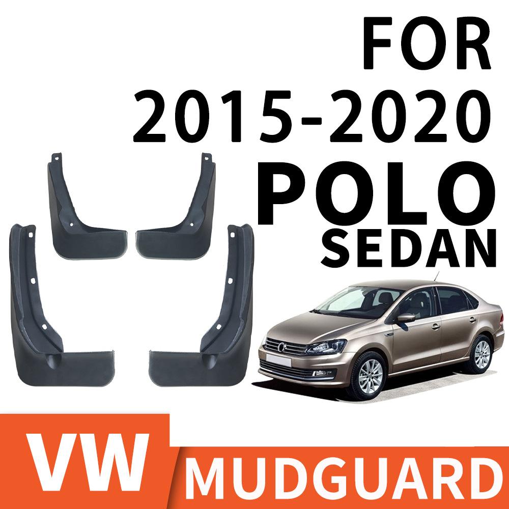 Schmutzfänger für Volkswagen VW Polo Limousine 2015-2020 Kotflügel Spritzschutz Kotflügelverbreiterungen Spoiler Autozubehör 2019