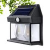 Solar Fence Lights Fence Solar Lights Outdoor Waterproof Wall Lamp Waterproof Motion Sensor Rechargeable Bright Lighting With 3